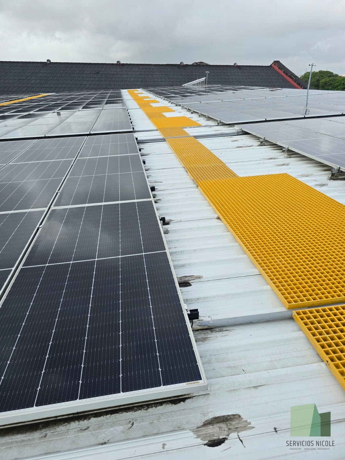 Instalación de grating